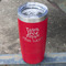 Teacher Quote Red Polar Camel Tumbler - 20oz - Angled