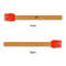 Teacher Quote Silicone Brushes - Red - APPROVAL