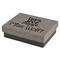 Teacher Quote Small Engraved Gift Box with Leather Lid - Front/Main