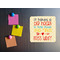 Teacher Quote Square Fridge Magnet - LIFESTYLE