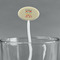 Teacher Quote White Plastic 7" Stir Stick - Oval - Main