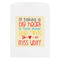 Teacher Quote White Treat Bag - Front View