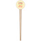 Teacher Quote Wooden 4" Food Pick - Round - Single Pick