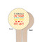 Teacher Quote Wooden 4" Food Pick - Round - Single Sided - Front & Back