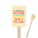 Teacher Gift Rectangle Wooden Stir Sticks (Personalized)