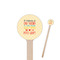 Teacher Quote Wooden 7.5" Stir Stick - Round - Closeup