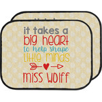 Teacher Gift Car Floor Mats - Back Seat (Personalized)