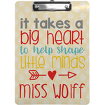 Teacher Gift Clipboard (Personalized)