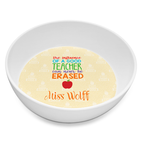 Custom Teacher Gift Melamine Bowl - 8 oz (Personalized)