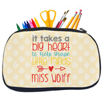 Teacher Gift Neoprene Pencil Case - Medium (Personalized)