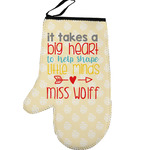 Teacher Gift Left Oven Mitt (Personalized)