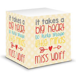 Teacher Gift Sticky Note Cube (Personalized)