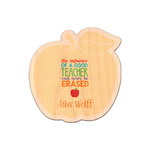 Teacher Gift Natural Wooden Sticker (Personalized)