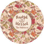 Thankful & Blessed Multipurpose Round Labels - 1" (Personalized)