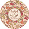 Thankful & Blessed 1" Multipurpose Round Labels - Single Sticker