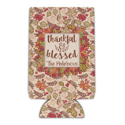 Thankful & Blessed Can Cooler (16 oz) (Personalized)