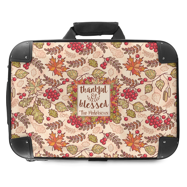 Custom Thankful & Blessed Hard Shell Briefcase - 18" (Personalized)