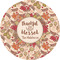 Thankful & Blessed 2" Multipurpose Round Labels - Single Sticker