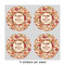 Thankful & Blessed 4" Multipurpose Round Labels - Sheet