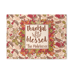 Thankful & Blessed 5' x 7' Indoor Area Rug (Personalized)