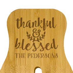 Thankful & Blessed Bamboo Salad Mixing Hand (Personalized)