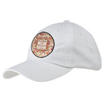 Thankful & Blessed Baseball Cap - White (Personalized)