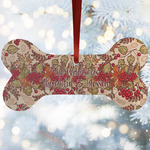 Thankful & Blessed Ceramic Dog Ornament w/ Name or Text