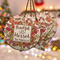 Thankful & Blessed Ceramic Flat Ornament - PARENT