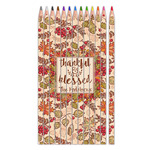 Thankful & Blessed Colored Pencils (Personalized)