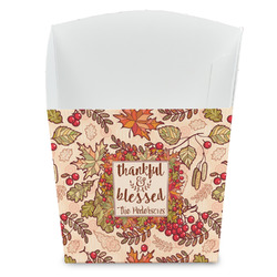 Thankful & Blessed French Fry Favor Boxes (Personalized)