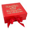 Thankful & Blessed Gift Boxes with Magnetic Lid - Red - Front