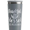 Thankful & Blessed Grey RTIC Everyday Tumbler - 28 oz. - Close Up