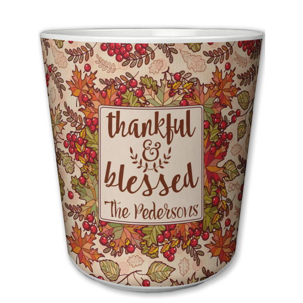 Custom Thankful & Blessed Plastic Tumbler 6oz (Personalized)