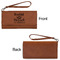 Thankful & Blessed Ladies Wallets - Faux Leather - Rawhide - Front & Back View