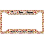 Thankful & Blessed License Plate Frame (Personalized)