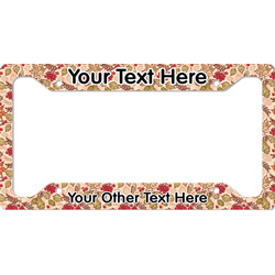 Thankful & Blessed License Plate Frame (Personalized)