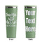 Thankful & Blessed Light Green RTIC Everyday Tumbler - 28 oz. - Front and Back