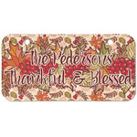 Thankful & Blessed Mini/Bicycle License Plate (2 Holes) (Personalized)