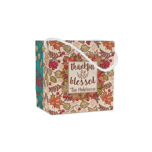 Custom Thankful & Blessed Party Favor Gift Bags - Matte (Personalized)