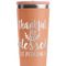 Thankful & Blessed Peach RTIC Everyday Tumbler - 28 oz. - Close Up