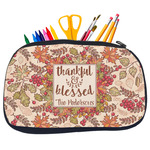 Thankful & Blessed Neoprene Pencil Case - Medium w/ Name or Text