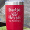 Thankful & Blessed Red Polar Camel Tumbler - 20oz - Close Up