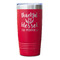 Thankful & Blessed Red Polar Camel Tumbler - 20oz - Single Sided - Approval