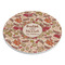 Thankful & Blessed Round Stone Trivet - Angle View