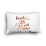 Thankful & Blessed Pillow Case - Graphic (Personalized)