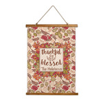 Thankful & Blessed Wall Hanging Tapestry - Tall (Personalized)