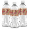 Thankful & Blessed Water Bottle Labels - Front View