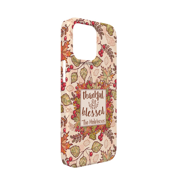 Custom Thankful & Blessed iPhone Case - Plastic - iPhone 13 Mini (Personalized)