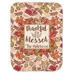 Thankful & Blessed Baby Swaddling Blanket (Personalized)