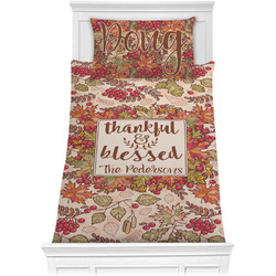 Thankful & Blessed Comforter Set - Twin (Personalized)